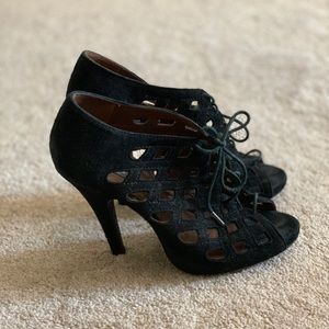 Zara Women’s Black Caged Heel Sandal